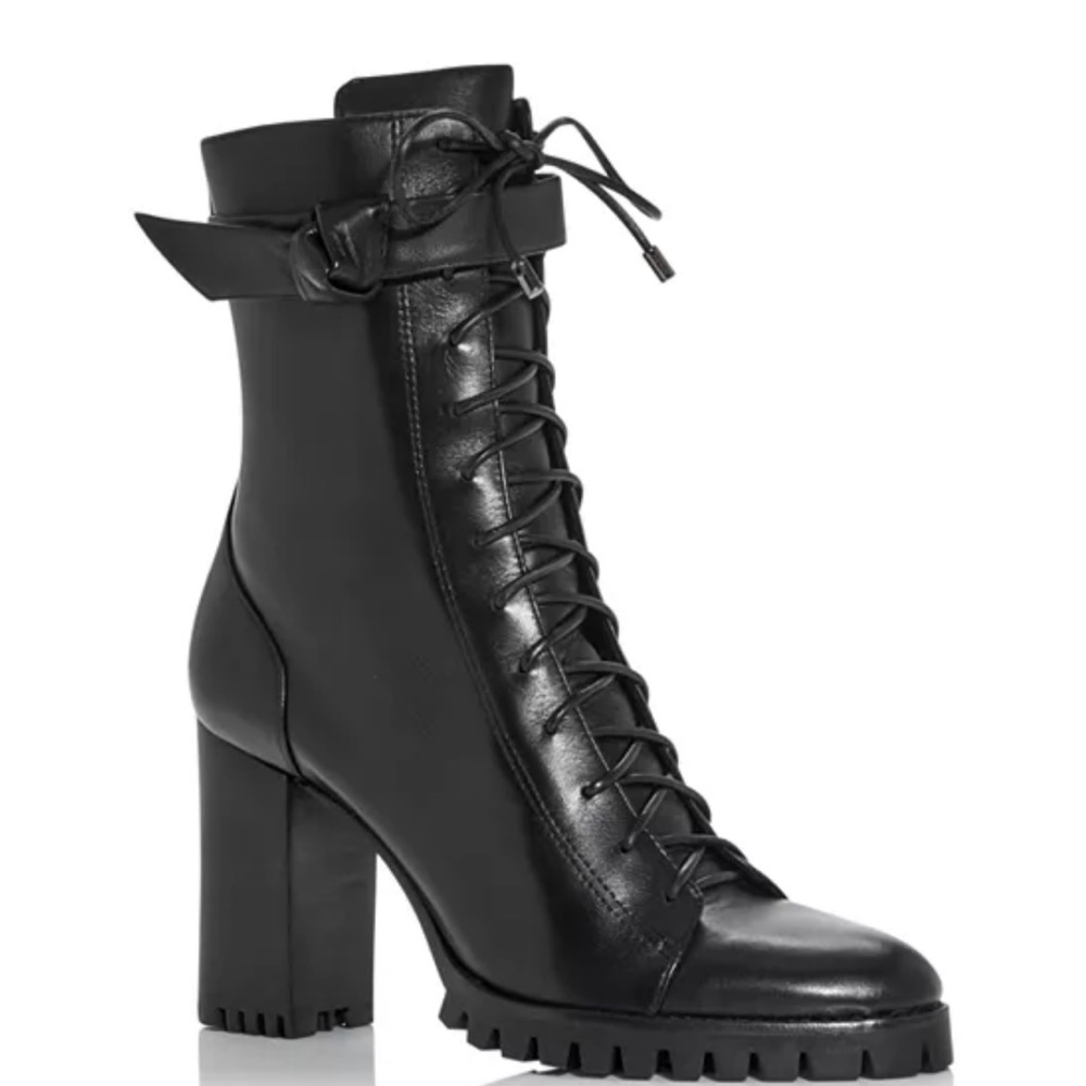 Women's Evelyn High Block Heel Booties - Picture 3 of 6
